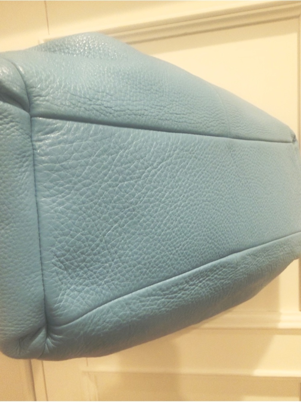 🩵🌼 Coach Madison Phoebe Cornflower Blue Pebbled Leather Shoulder Bag - EUC! - Picture 6 of 16